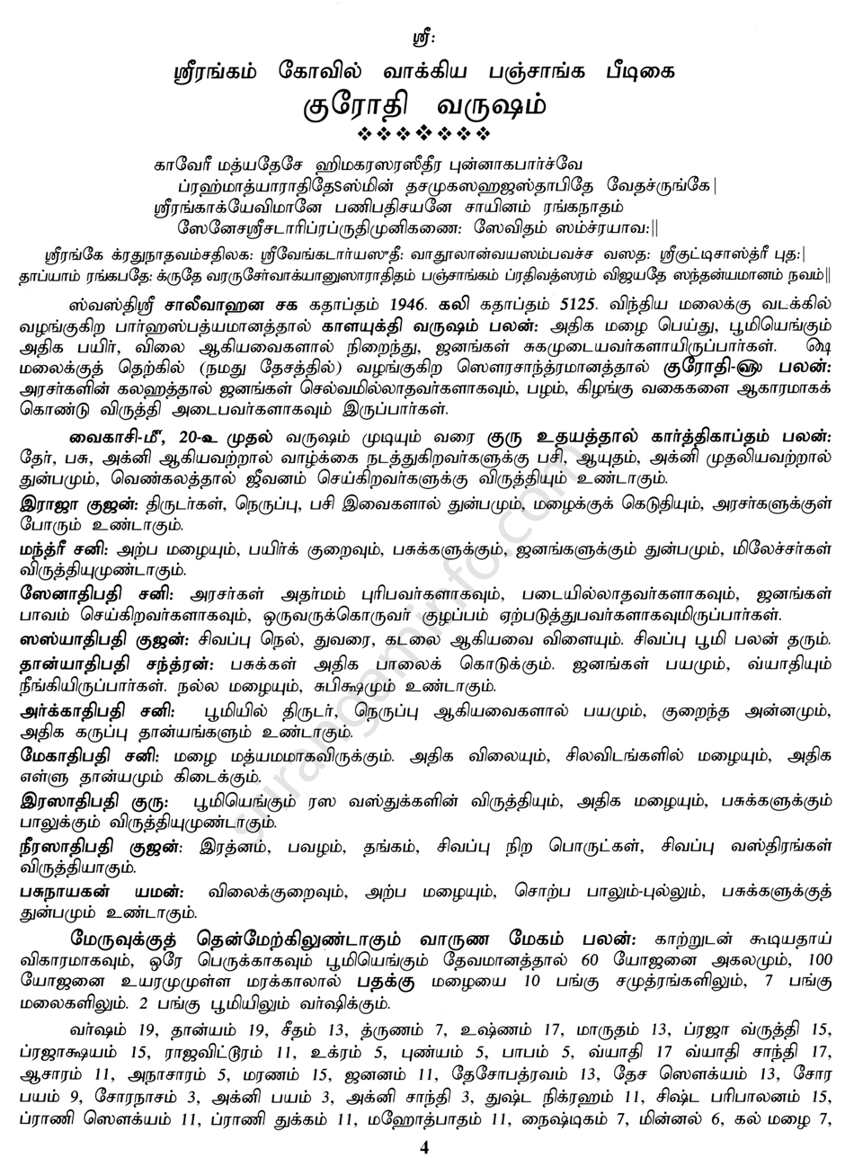 Panchangam